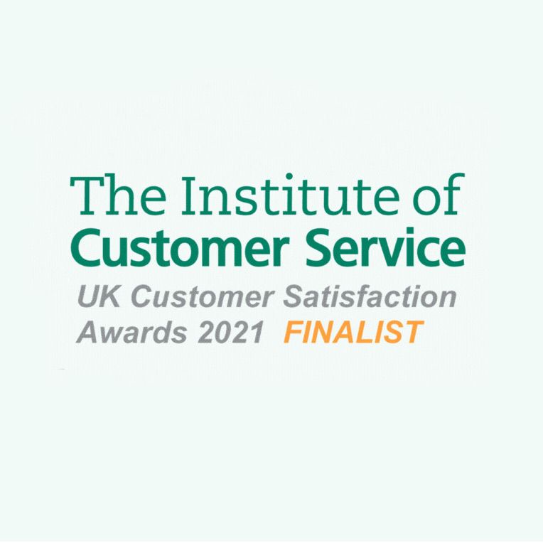 The Institute of Customer Service UK Customer Service Satisfaction Awards 2021 finalist